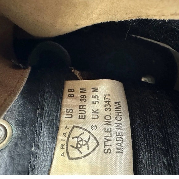 Ariat Sz 8 B Women’s Leather Equestrian Tassel Horse Brown  Boots Style 33471 - Picture 7 of 7